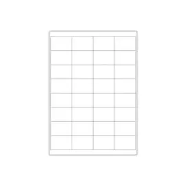 500  Multifunctionele etikettenvellen 51x34mm, oftewel 16.000 etiketten 