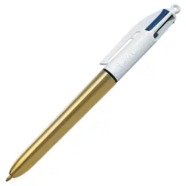 Balpen 4 kleuren - Corps Shine Or - BIC 
