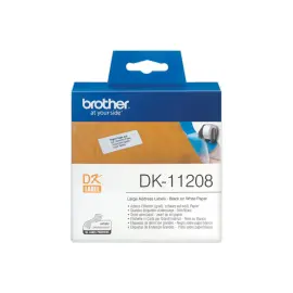 Rollen met etiketten QL BROTHER 38x90mm 400 etiketten DK11208 
