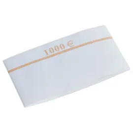 500  Papieren armbanden voor 20 biljetten van 50 euro 