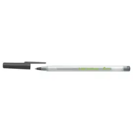 Balpen met dop BIC Round Stic Ecolutions 