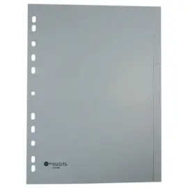 Tussenbladen - zacht polypropyleen - 6 tabbladen - FIDUCIAL 