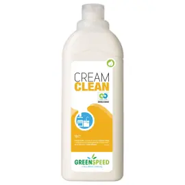 Fles met ecologische schuurcr&egrave;me 