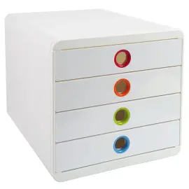 Klasseermodule 4 laden pop - box wit - EXACOMPTA 