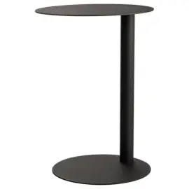 Ronde bijzettafel EasyDesk - Antracietgrijs  - Gemonteerd - PAPERFLOW 