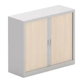 Lage rolluikkast - 100 x 120 cm - Alu en licht acacia 
