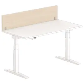 Kantoorscherm L. 160 licht acacia/alu 