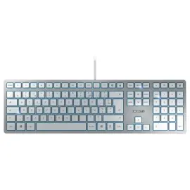 Draadloos toetsenbord CHERRY KC 6000 SLIM extra dun - Zilver 