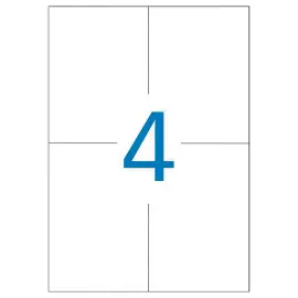 100  Vellen verzendetiketten105x148 mm - 400  etiketten/doos 
