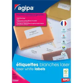 100  Laserlabelplanken L99,1xH38,1 mm, oftewel 1400 etiketten/doos 