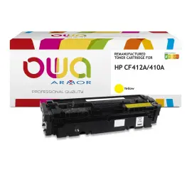 Cartridge ARMOR equiv. HP 410A geel HCCF412 