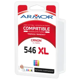 Cartouche ARMOR gelijkwaardig aan Canon PG-546XL 3 kleuren 