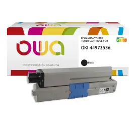 Cartridge ARMOR equiv. aan  OKI 44973536 zwart 