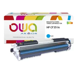 Cartridge ARMOR equiv. HP 130A cyaan 