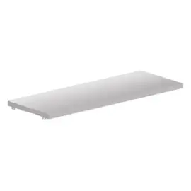 Bicolor metalen aluminium plank voor hoge kast L.120 cm 