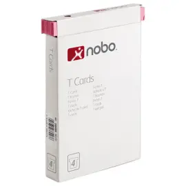 100  T-fiches voor planning - Maat 4 - Roze - NOBO 
