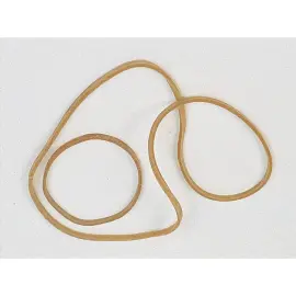 Zak van 1 kg smalle rubberen elastieken - Blond - 100 mm - SIGN 