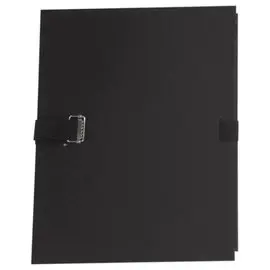 Map met band en voetflap - breedte max 13 cm - zwart - ACCESS 