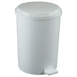 Pedalenbak plastic wit 20 L 