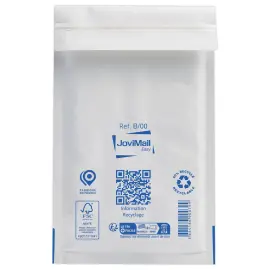 200  Witte omslagen met luchtkussens Sealed Air - 120 x 210mm - JOVIMAIL 