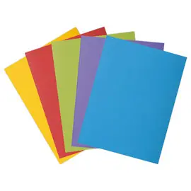 50  Mappen Carte Rock''s 2 flappen  A4 - 210g - verschillende kleuren - EXACOMPTA 