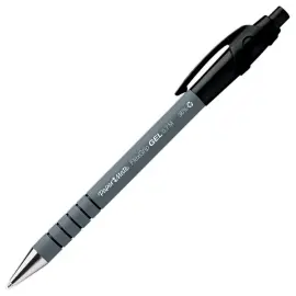 Intrekbare gelinkt balpen Flexgrip - Zwart - PAPERMATE 