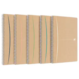 Spiraalschrift A4 Touareg - 5x5 - 180 pagina's - OXFORD 