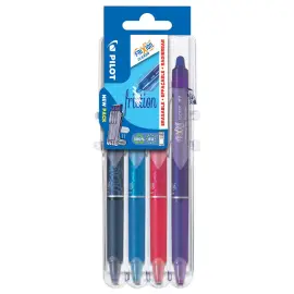 4  Uitwisbare gelbalpennen - Frixion Ball - verschillende kleuren - PILOT 