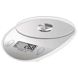 Elektronische weegschaal 0,1g tot 3kg LCD-scherm glazen plateau 