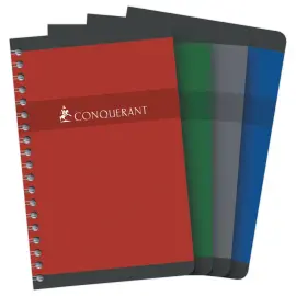 Spiraalschrift11x17cm 180 pagina's - 5X5 - 70g - CONQUERANT 