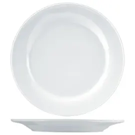 6  Platte porseleinen borden &oslash; 19,5 cm 