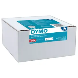 10  Tape voor labelmaker DYMO D1 19 mm witzwarte afdruk 