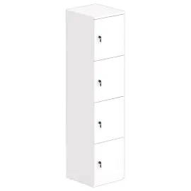 Tour 4 cases LOK 40x175 zonder sleuf en sleutels, wit 