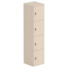 Tour 4 kasten LOK 40x175 zonder sleuf en sleutels, licht acacia 