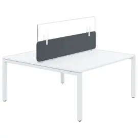 Verhoging voor schermpaneel L 160 cm - afm: 157 x 27 x 0,4 cm 