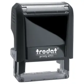 Personaliseerbare stempel 4911 - Zwart - 38x 14 mm - max 4 regels - TRODAT 