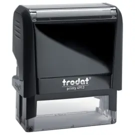 Stempel Printy 4913 Personaliseerbare Tekst - Zwart - 58 x 22 mm - 6 lijnen max - TRODAT 