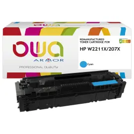 Cyaan cartridge ARMOR equivalent HP 207X W2211X 