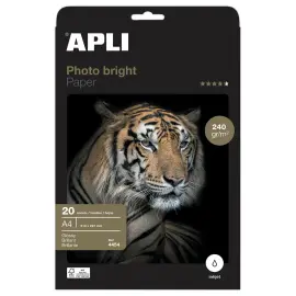 20  Fotopapier Photobright A4 240g glanzend 