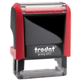 Gepersonaliseerde stempel Printy 4911 - Rode inkt  - max 4 regels - TRODAT 