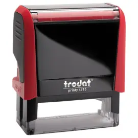 Rode stempel PRINTY 4915 rode inkt- 7 regels 