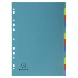 Interne tabbladen Forever EXA PP gerecycled voor A4-formaat - 12 tabs 