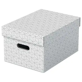 3  Opbergdozen Home - Maat M - Wit - ESSELTE 