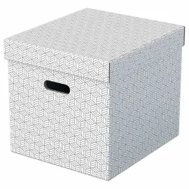 3  Opbergdozen Home - Cube-formaat - Wit - ESSELTE 