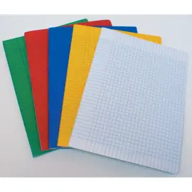 Polypropyleenschrift genaaid 96 bladzijden SEYES 240x320 90g blauw 