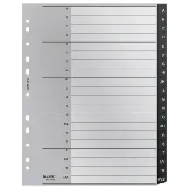 Set tussenbladen A4 extra breed en PP gerecycleerd - 20 alfabetische tabbladen - LEITZ 
