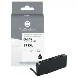 Cartridge Canon CLI-571XL zwart foto compatibel FIDUCIAL 