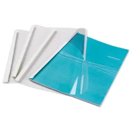 100  Voorgegomde kaften A4  met rug 12cm - Thermisch inbinden - 