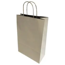 200  Papieren tas met gedraaide handvatten groot formaat L 32 x D 15 x H 42 cm 