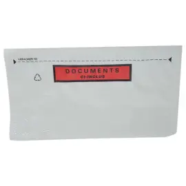 1000  Kleefenveloppen "Documents ci-inclus" - 228 x 120 mm 
